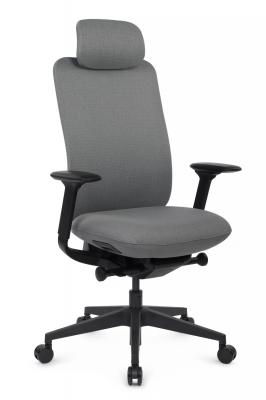 Кресло Antler EAN-001A Черный пластик/Серый