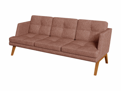 Диван 3-местный, Беверли, Bev3-2, dream_12, ткань: микровелюр