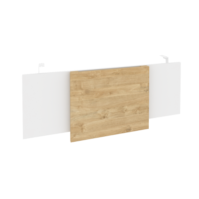 Onix Direct Царга стола руководителя O.M-CSR-3 Белый Бриллиант/Тиквуд Светлый/Металл Белый 1140*450*