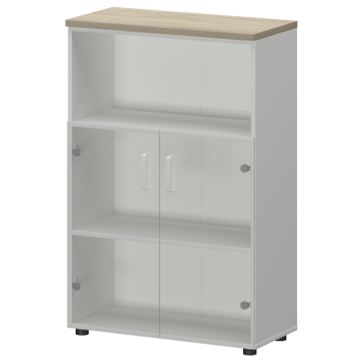 Шкаф Смарт СМШ-38С2 Белый/Кронберг (792x380x1215)