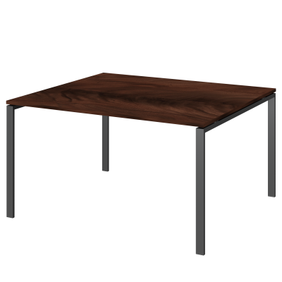 Стол переговорный на металлокаркасе Арго-М АМП-003.123 Лагос/Антрацит (1400x1236x760)