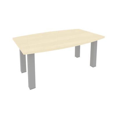 First Стол переговорный KPRG-2 Клен/Металл Серый 1800*1100*750