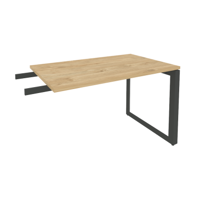 Onix Direct Брифинг-приставка на О-образном м/к O.MO-BR-11 Тиквуд Светлый/Металл Антрацит 1180*720*7