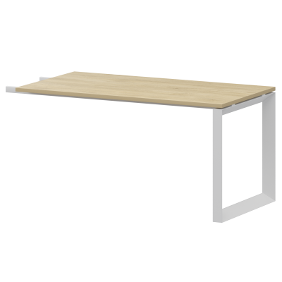 Бриф-приставка на металлокаркасе Аргентум-МП НТМПБ-О-735 Баттл Рок/Белый (1350x730x750)