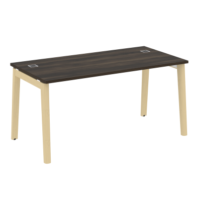 Onix Wood Direct Стол руководителя OW.SRR-4.8 Дуб Мали/Дуб Светлый/Металл Белый 1580*800*750