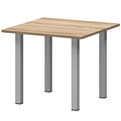 Стол переговорный НТ-090+НТН-1 Дуб сафари 900x900x750 Аргентум