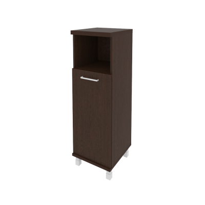 First Шкаф средний узкий правый KSU-2.1 (R) Венге Цаво 401*432*1260