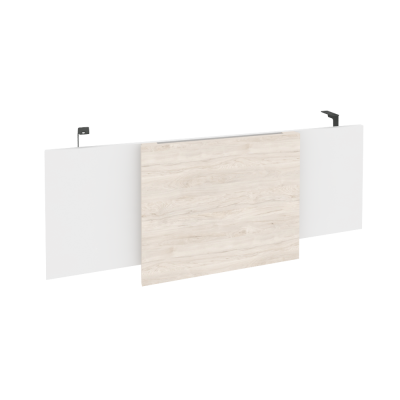 Onix Direct Царга стола руководителя O.M-CSR-3 Белый Бриллиант/Денвер Светлый/Металл Антрацит 1140*4