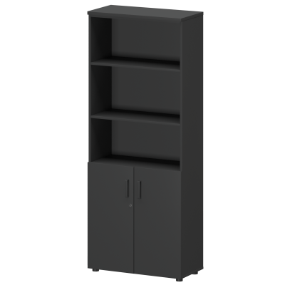 Шкаф Смарт СМШ-58Д2 Графит (792x380x1990)