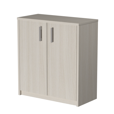 Стеллаж закрытый А-302+А-602 Ясень шимо 770x370x850 Арго