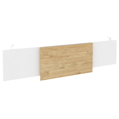 Onix Direct Царга стола руководителя O.M-CSR-6 Белый Бриллиант/Тиквуд Светлый/Металл Белый 1740*450*