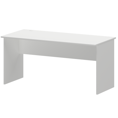 Стол с кабель каналом слева Арго А-004.К.ЛВ Белый (1600x730x760)