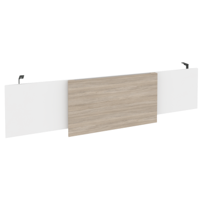 Onix Direct Царга стола руководителя O.M-CSR-6 Белый Бриллиант/Дуб Аттик/Металл Антрацит 1740*450*54