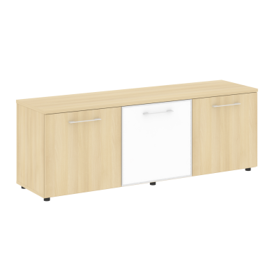 Yalta Тумба модульная LT.TS-3.4 white Акация Лорка/Стекло White 1642*450*580