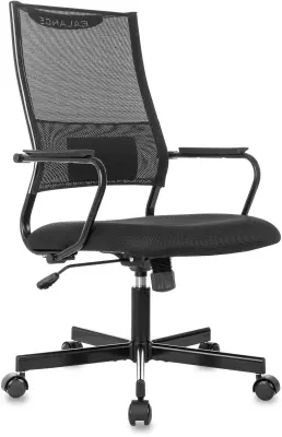 Кресло руководителя Бюрократ CH Balance черный Elastic-102 TW-11 сетка/ткань крестов. металл черный