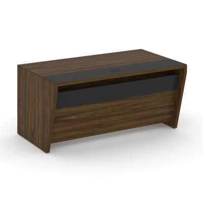 Corner Стол руководителя прямой COR.SR-16 Орех Лоренцо/Графит 1600*900*750