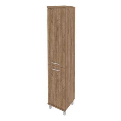 First Шкаф высокий узкий правый KSU-1.3 (R) Дуб Табак 401*432*2060