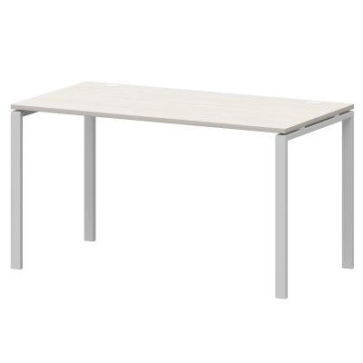 Стол на металлокаркасе Арго-М АМ-500.60 Ясень шимо/Белый (1800x600x760)