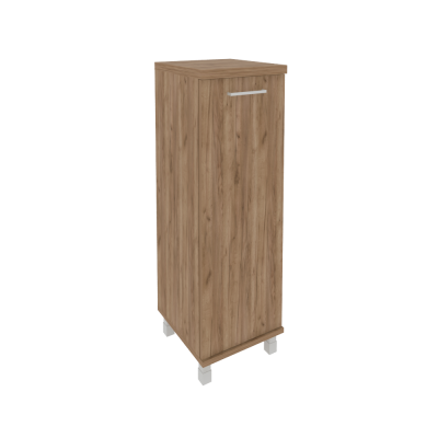 First Шкаф средний узкий левый KSU-2.3 (L) Дуб Табак 401*432*1260