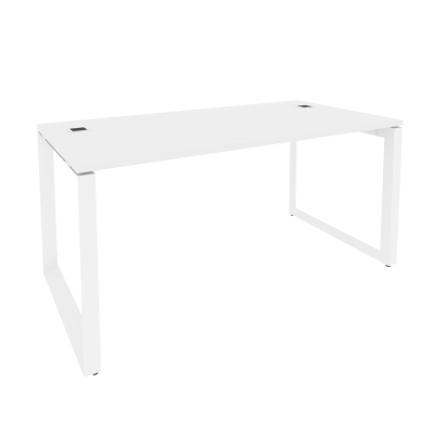 Onix Direct Стол рабочий руководителя на О-образном м/к O.MO-SRR-4.8 Белый Бриллиант/Металл Белый 15