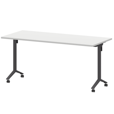 Стол мобильный складной Моби МБ25-160.70 Белый/Антрацит (1600x700x750)