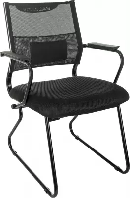 Кресло Бюрократ CH Balance-Av черный Elastic-102 TW-11 сетка/ткань полозья металл черный
