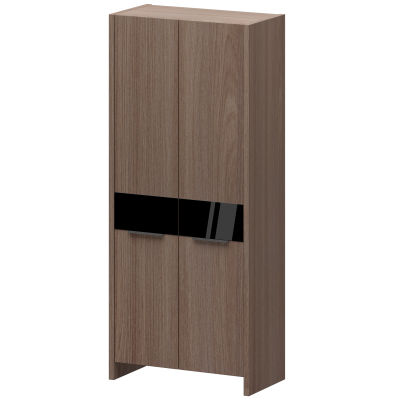 Гардероб Акцент КТ-44.38 Темный шимо (856x438x1968)