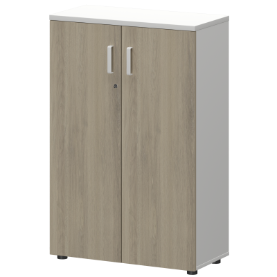 Шкаф Смарт СМШ-38Д Тип1 Белый/Кронберг (792x380x1214)