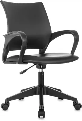 Кресло Бюрократ CH-695NLT черный экокожа крестов. пластик