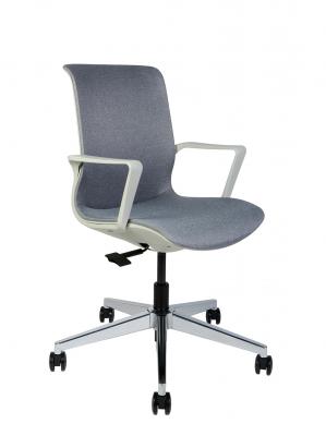 Кресло офисное / Некст / серая ткань/ cветло серый пластик