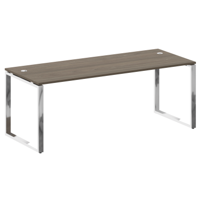 Metal System Direct Стол рабочий руковод. О-обр. м/к БО.СРР-6.8 Вяз Благородный/Нержавеющая Сталь 20