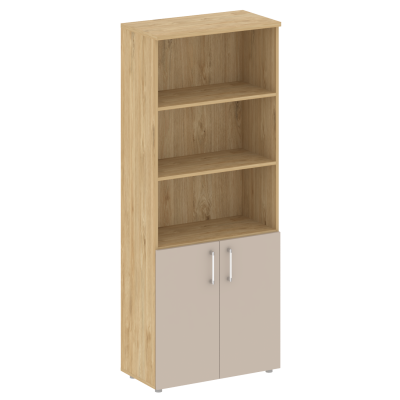 Shift Шкаф высокий широкий SK.ST-1.1 Тиквуд Светлый/Капучино 800*420*1977