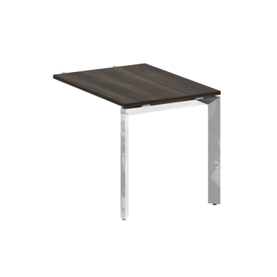 Onix Direct Lux Брифинг-приставка П-обр. м/к M-O.MP-BR-9 Дуб Мали/Нержавеющая Сталь/Хром 980*720*750