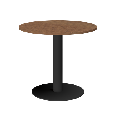 Стол круглый Арго-М АМ-Д90 Орех/Антрацит (900x900x760)