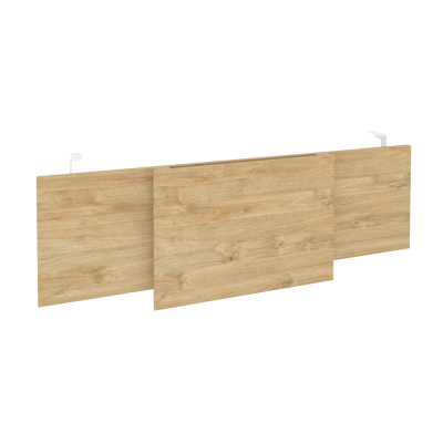 Onix Direct Царга стола руководителя O.M-CSR-4 Тиквуд Светлый/Металл Белый 1340*450*54