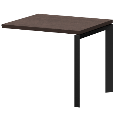 Конференц-приставка на металлокаркасе КТМ-09.38 Дуб венге 900x800x750 Акцент