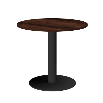 Стол круглый Арго-М АМ-Д90 Лагос/Антрацит (900x900x760)