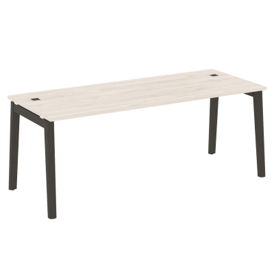 Onix Wood Direct Стол руководителя OW.SRR-6.8 Денвер Светлый/Дуб Темный/Металл Антрацит 1980*800*750