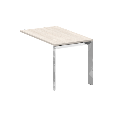 Onix Direct Lux Брифинг-приставка П-обр. м/к M-O.MP-BR-11 Денвер Светлый/Нержавеющая Сталь/Хром 1180