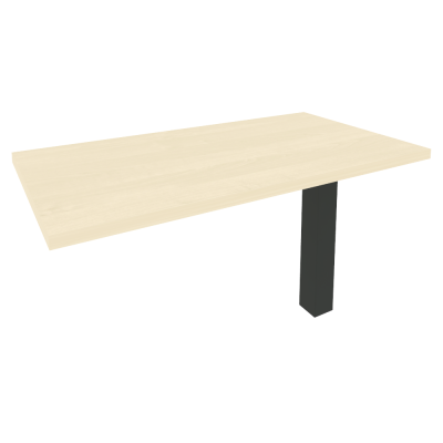 First Брифинг-приставка KB-5 Клен/Металл Антрацит 1300*700*765