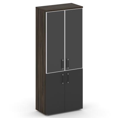 Shift Шкаф высокий широкий SK.ST-1.2R black Дуб Мали/Антрацит/Стекло Black 800*420*1977
