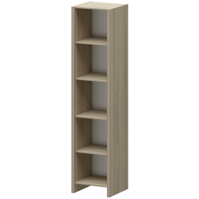 Стеллаж узкий Акцент КТ-41.38 Кронберг (466x438x1968)