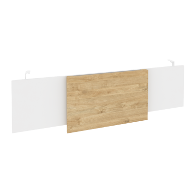 Onix Direct Царга стола руководителя O.M-CSR-5 Белый Бриллиант/Тиквуд Светлый/Металл Белый 1540*450*