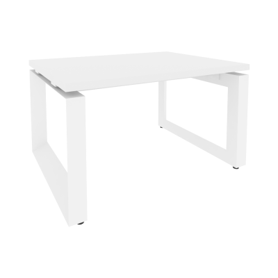 Onix Direct Стол журнальный на О-образном м/к O.MO-SJ-1 Белый Бриллиант/Металл Белый 780*600*450