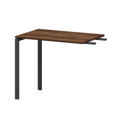 Бриф-приставка на металлокаркасе Арго-М АМ-090.60 Лагос/Антрацит (900x600x760)