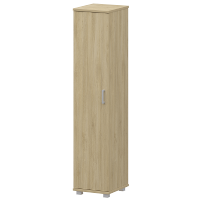 Стеллаж высокий узкий закрытый Аргентум "НТ-540;НТ-602" Баттл Рок (400x445x2050)