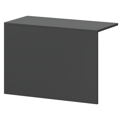 Накладка для стойки Ресепшн А-652 Графит (810x380x560)