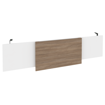 Onix Direct Царга стола руководителя O.M-CSR-6 Белый Бриллиант/Дуб Аризона/Металл Антрацит 1740*450*