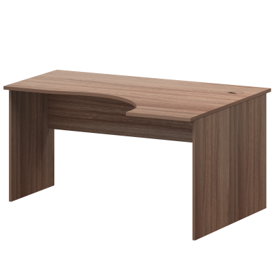 Стол эргономичный правый Арго А-201.ПР Темный шимо (1600x1200x760)