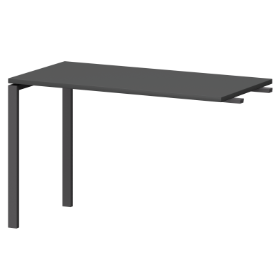 Бриф-приставка Смарт СМБ25-П-12.Пр25 Графит/Антрацит (1200x600x750)